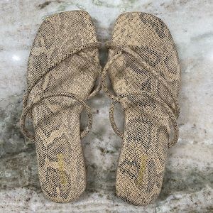 Express Strappy Slide Sandals size 6